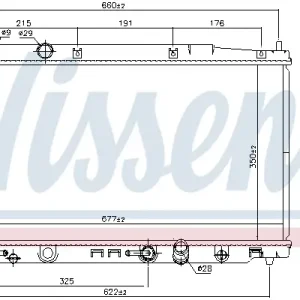 Versand Am Gleichen Tag NISSENS 681374 - Kühler, Motorkühlung