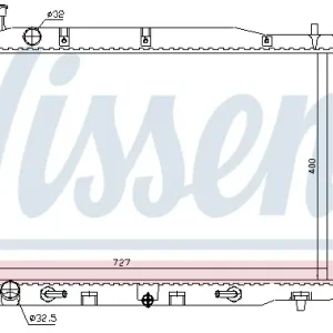 Markenprodukt NISSENS 68139 - Kühler, Motorkühlung