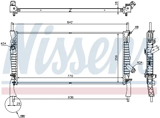 NISSENS 69226 - Kühler, Motorkühlung Angebot