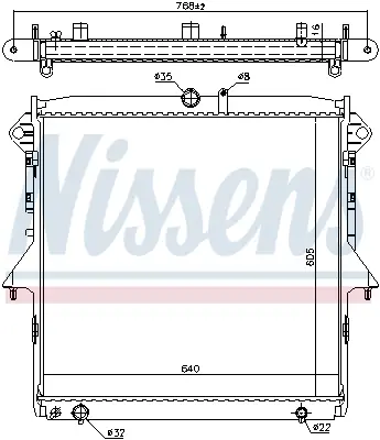 Schnäppchen NISSENS 69245 - Kühler, Motorkühlung