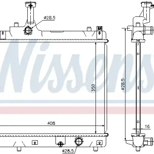 Kracherpreis NISSENS 69401 - Kühler, Motorkühlung