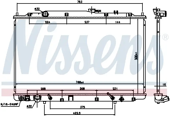 NISSENS 69482 - Kühler, Motorkühlung Sale