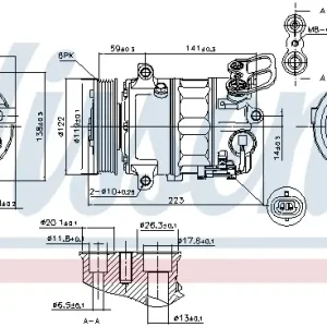 Sofort Bestellen NISSENS 89420 - Kompressor, Klimaanlage - ** FIRST FIT **