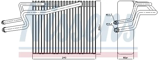 NISSENS 92215 - Verdampfer, Klimaanlage Meistverkauft