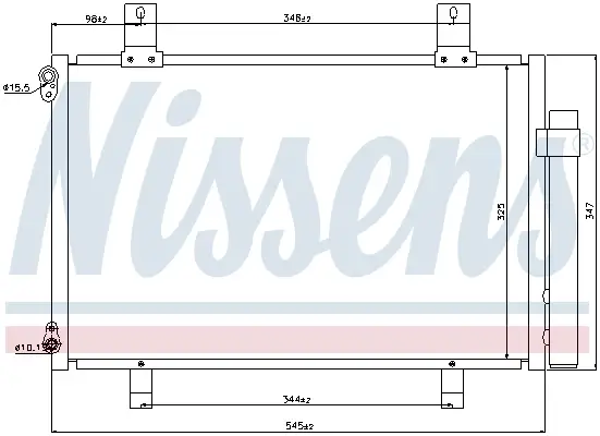 Geprüft NISSENS 940057 - Kondensator, Klimaanlage - ** FIRST FIT **