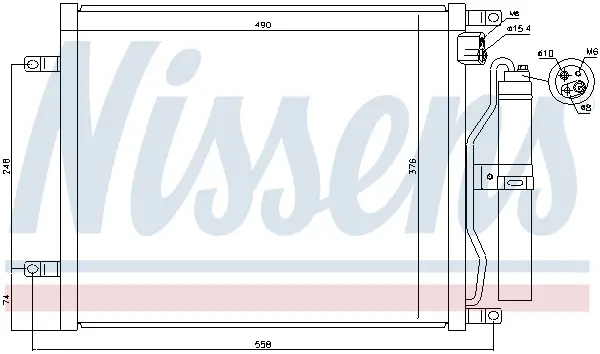 Top-Seller NISSENS 940069 - Kondensator, Klimaanlage