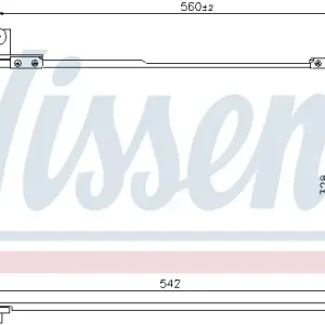 Sale NISSENS 940143 - Kondensator, Klimaanlage - ** FIRST FIT **
