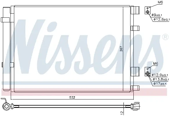 NISSENS 940425 - Kondensator, Klimaanlage - ** FIRST FIT ** Garantierte Lieferung