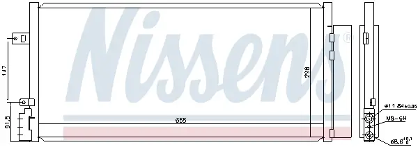 NISSENS 940581 - Kondensator, Klimaanlage - ** FIRST FIT ** Aktuell