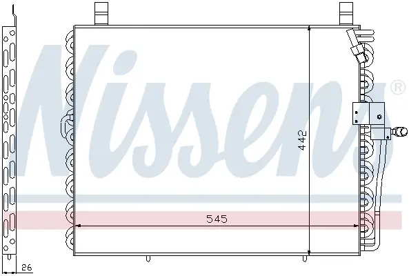 Geprüft NISSENS 94176 - Kondensator, Klimaanlage