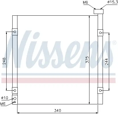 NISSENS 94290 - Kondensator, Klimaanlage - ** FIRST FIT ** Billig