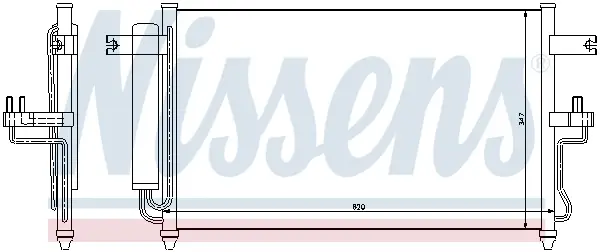 Preisknaller NISSENS 94453 - Kondensator, Klimaanlage