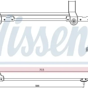 Geprüft NISSENS 94735 - Kondensator, Klimaanlage