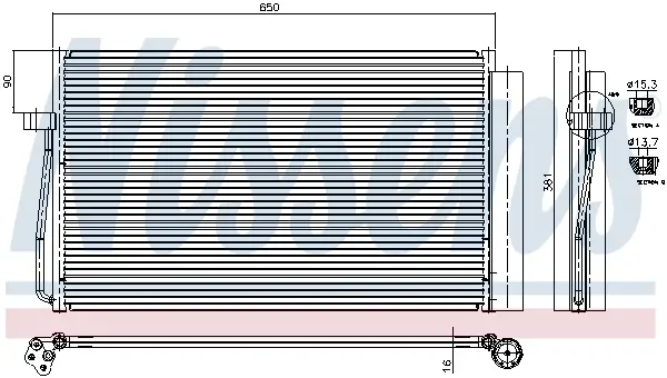 Beliebt NISSENS 94747 - Kondensator, Klimaanlage - ** FIRST FIT **