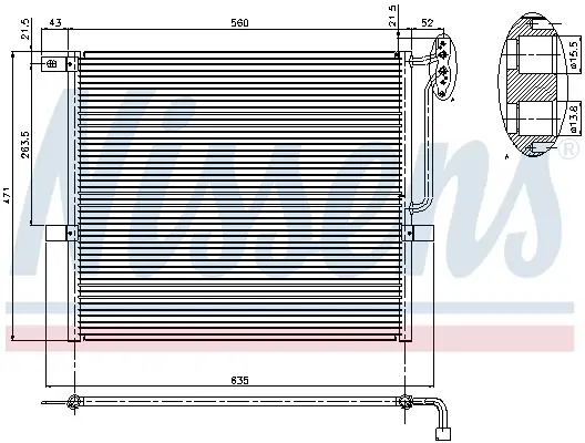 NISSENS 94761 - Kondensator, Klimaanlage - ** FIRST FIT ** Neuheit
