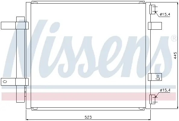 NISSENS 94866 - Kondensator, Klimaanlage - ** FIRST FIT ** Top-Preis