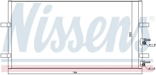 Top-Preis NISSENS 94915 - Kondensator, Klimaanlage - ** FIRST FIT **