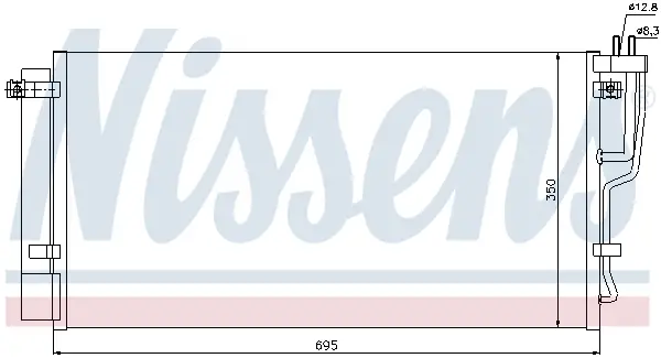 Must-Have NISSENS 94992 - Kondensator, Klimaanlage