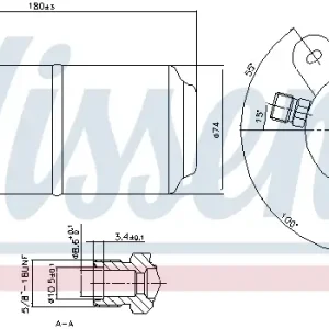 Markenware NISSENS 95025 - Trockner, Klimaanlage