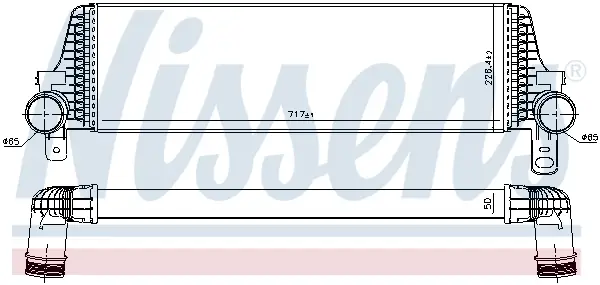 NISSENS 96571 - Ladeluftkühler - ** FIRST FIT ** Preis Gesenkt