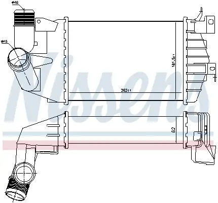 NISSENS 96587 - Ladeluftkühler - ** FIRST FIT ** Kracherpreis