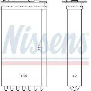 Angebot NISSENS 72655 - Wärmetauscher, Innenraumheizung - ** FIRST FIT **