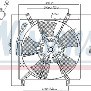 Neue Kollektion NISSENS 85241 - Lüfter, Motorkühlung