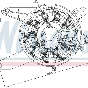 Direkt Vom Hersteller NISSENS 85370 - Lüfter, Motorkühlung