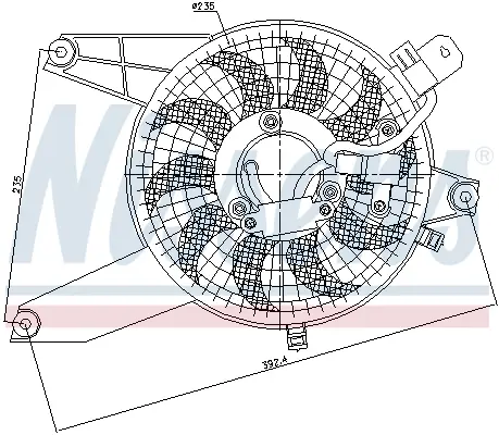 Direkt Vom Hersteller NISSENS 85370 - Lüfter, Motorkühlung