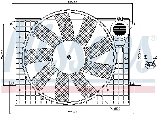 Top-Preis NISSENS 85401 - Lüfter, Motorkühlung