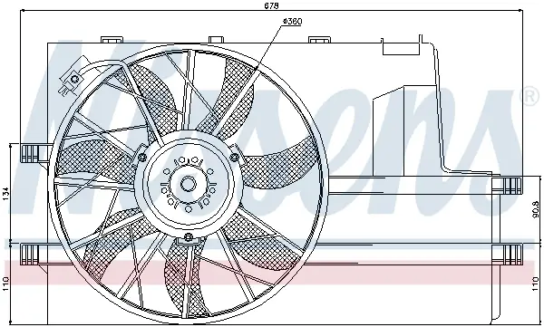 Begrenztes Angebot NISSENS 85604 - Lüfter, Motorkühlung
