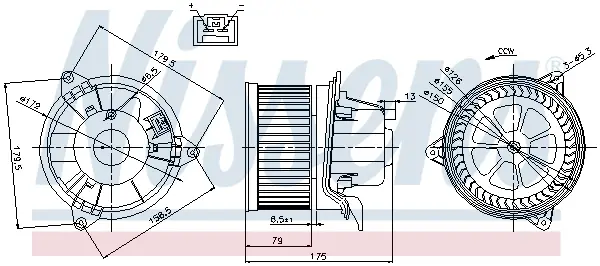 NISSENS 87027 - Innenraumgebläse Sichere Zahlung
