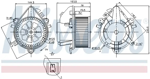NISSENS 87124 - Innenraumgebläse Meistverkauft