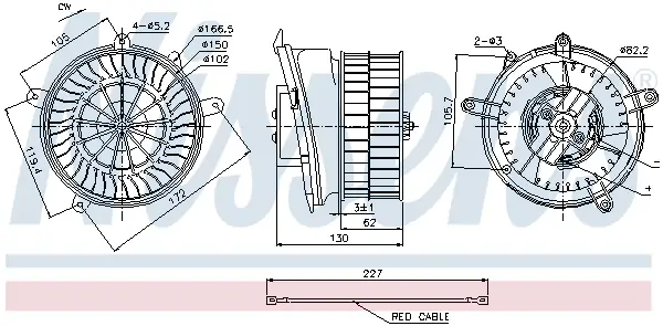 NISSENS 87152 - Innenraumgebläse Bestseller