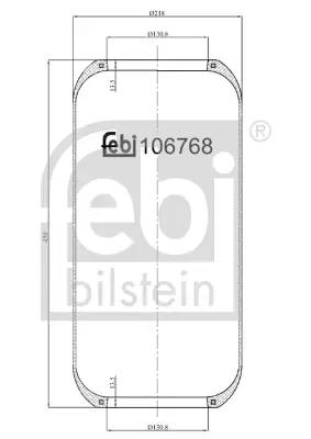 FEBI BILSTEIN 106768 - Federbalg, Luftfederung Meistverkauft
