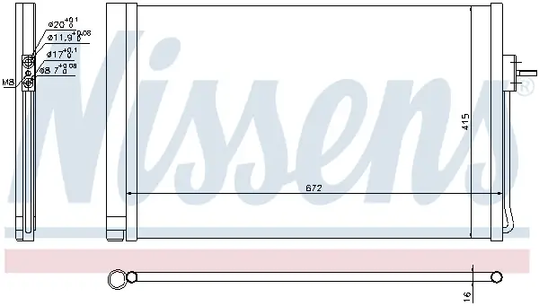Must-Have NISSENS 940364 - Kondensator, Klimaanlage