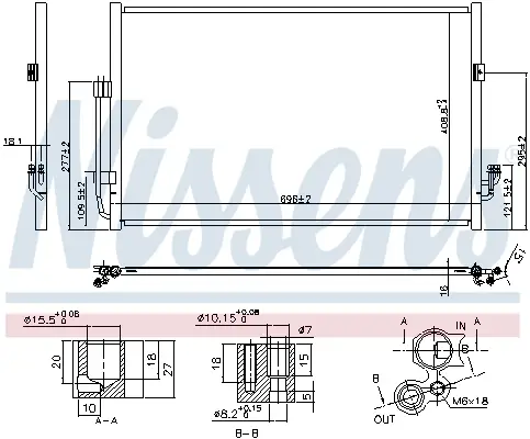 NISSENS 940556 - Kondensator, Klimaanlage - ** FIRST FIT ** Echt