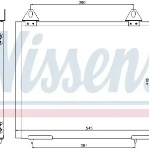 Neu Im Sortiment NISSENS 94327 - Kondensator, Klimaanlage
