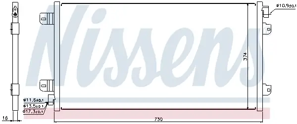 NISSENS 94659 - Kondensator, Klimaanlage - ** FIRST FIT ** Sonderangebot