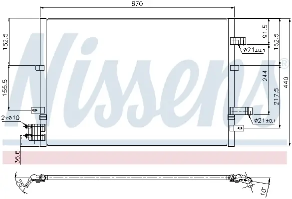 NISSENS 94777 - Kondensator, Klimaanlage - ** FIRST FIT ** Sonderangebot