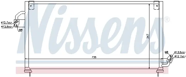 Jetzt Kaufen NISSENS 94841 - Kondensator, Klimaanlage