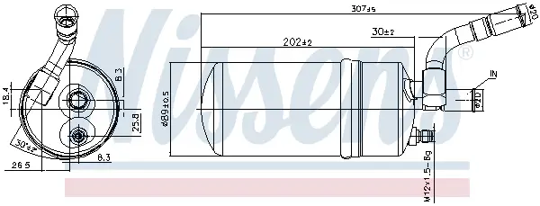 Schneller Versand NISSENS 95129 - Trockner, Klimaanlage