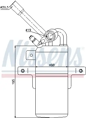 NISSENS 95331 - Trockner, Klimaanlage Saisonangebot