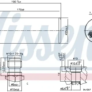 Super-Preis NISSENS 95386 - Trockner, Klimaanlage