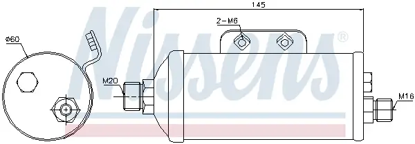 Neuheit NISSENS 95482 - Trockner, Klimaanlage