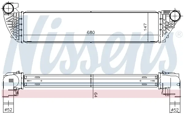 NISSENS 96418 - Ladeluftkühler - ** FIRST FIT ** Super-Preis