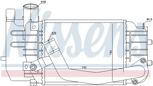Neue Ware NISSENS 96565 - Ladeluftkühler - ** FIRST FIT **
