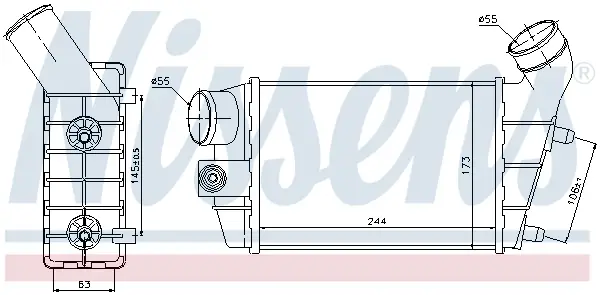NISSENS 96698 - Ladeluftkühler - ** FIRST FIT ** Neuheit