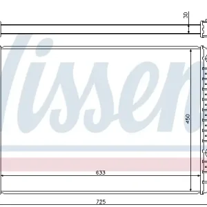 Garantierte Lieferung NISSENS 60241 - Kühler, Motorkühlung