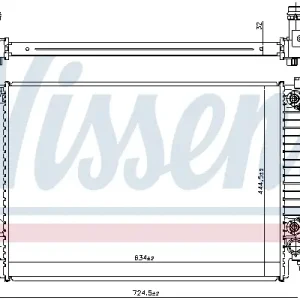 Neu NISSENS 60307A - Kühler, Motorkühlung - ** FIRST FIT **